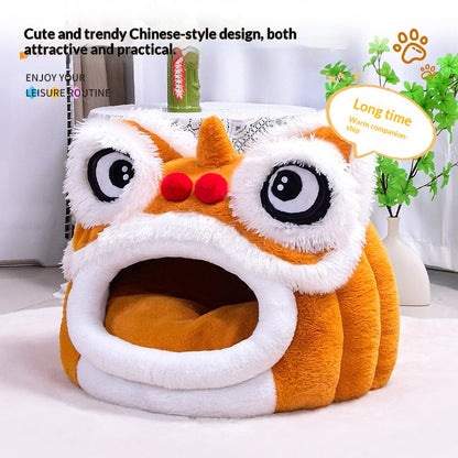 Luxury Plush Shark Pet Bed